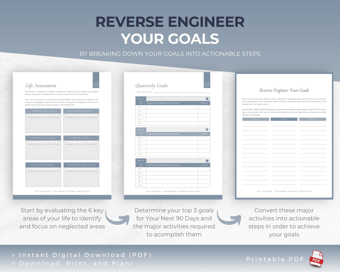 Goal Planning Worksheets