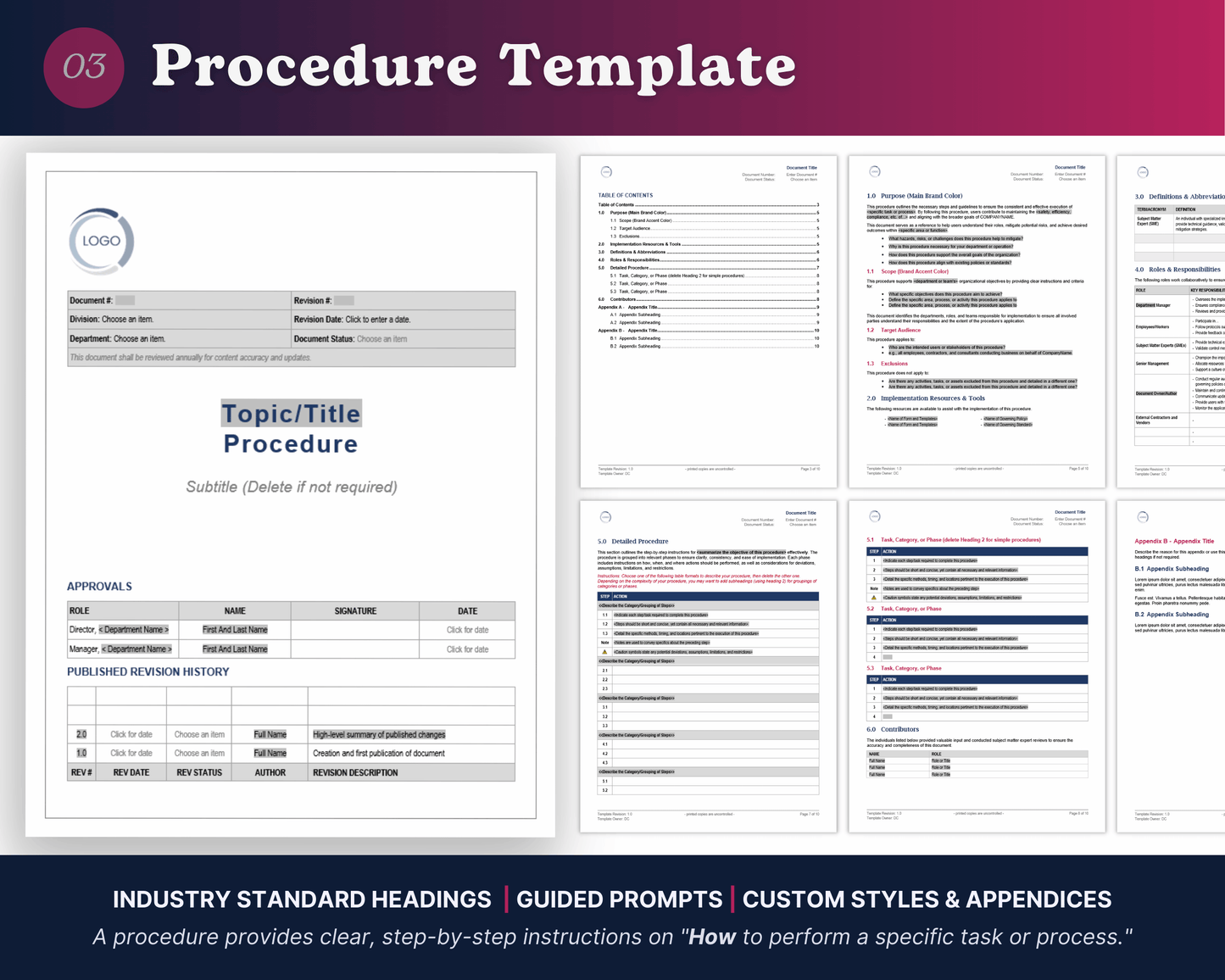 business templates