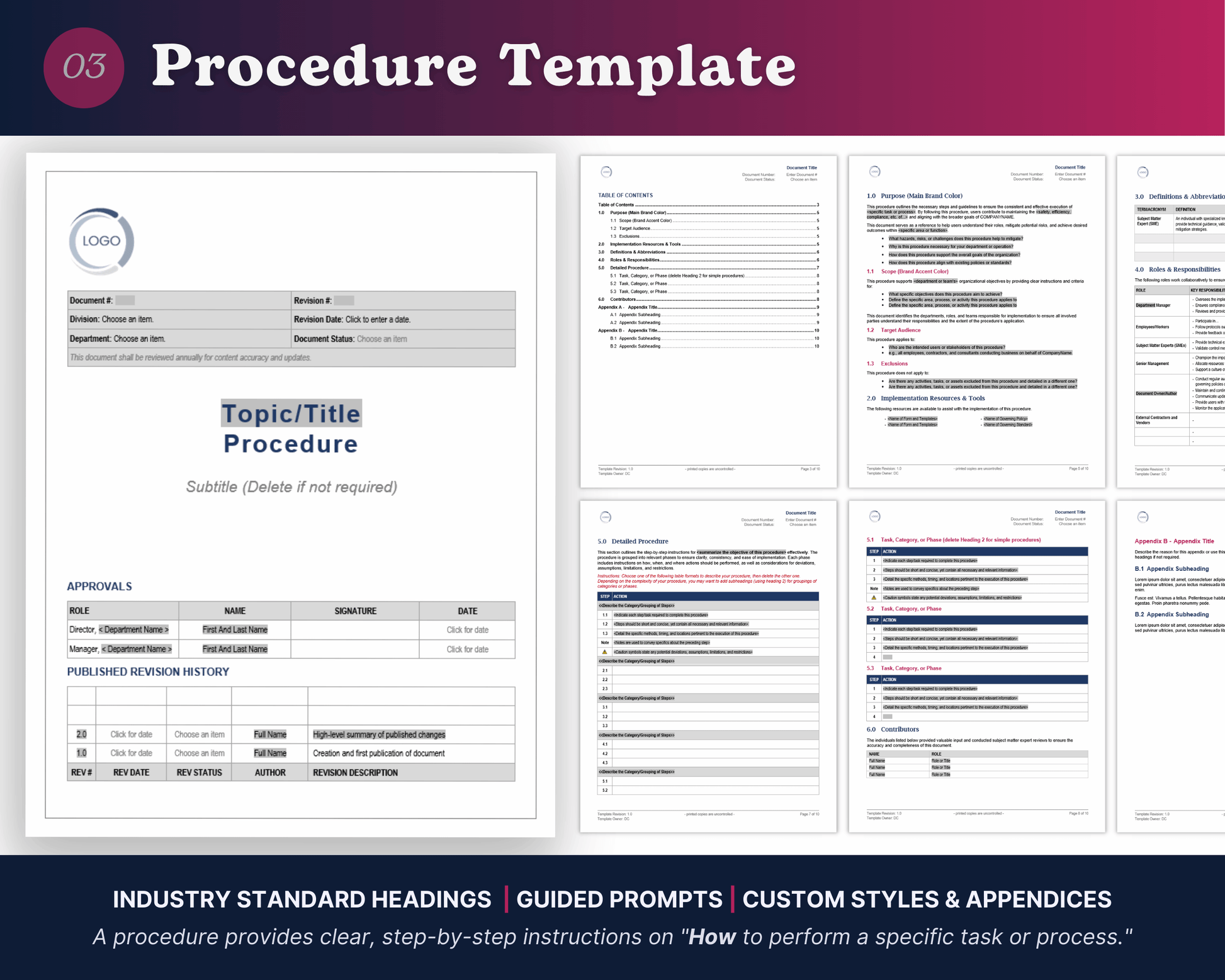 business templates