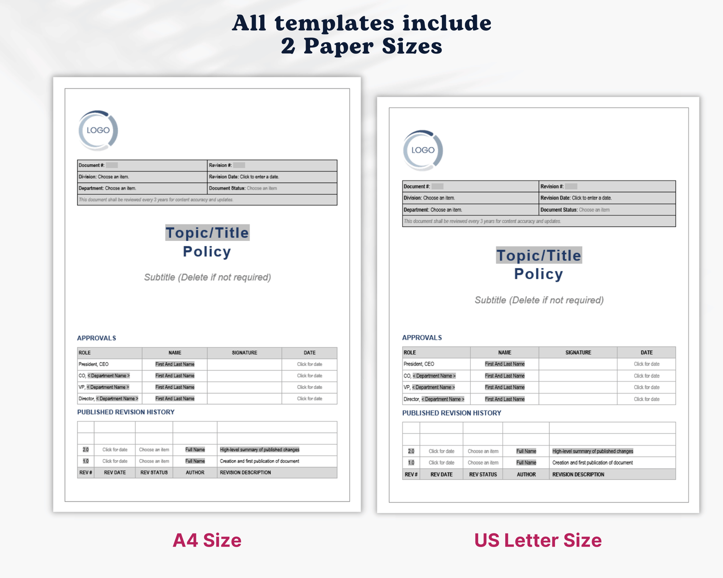 templates for businesses