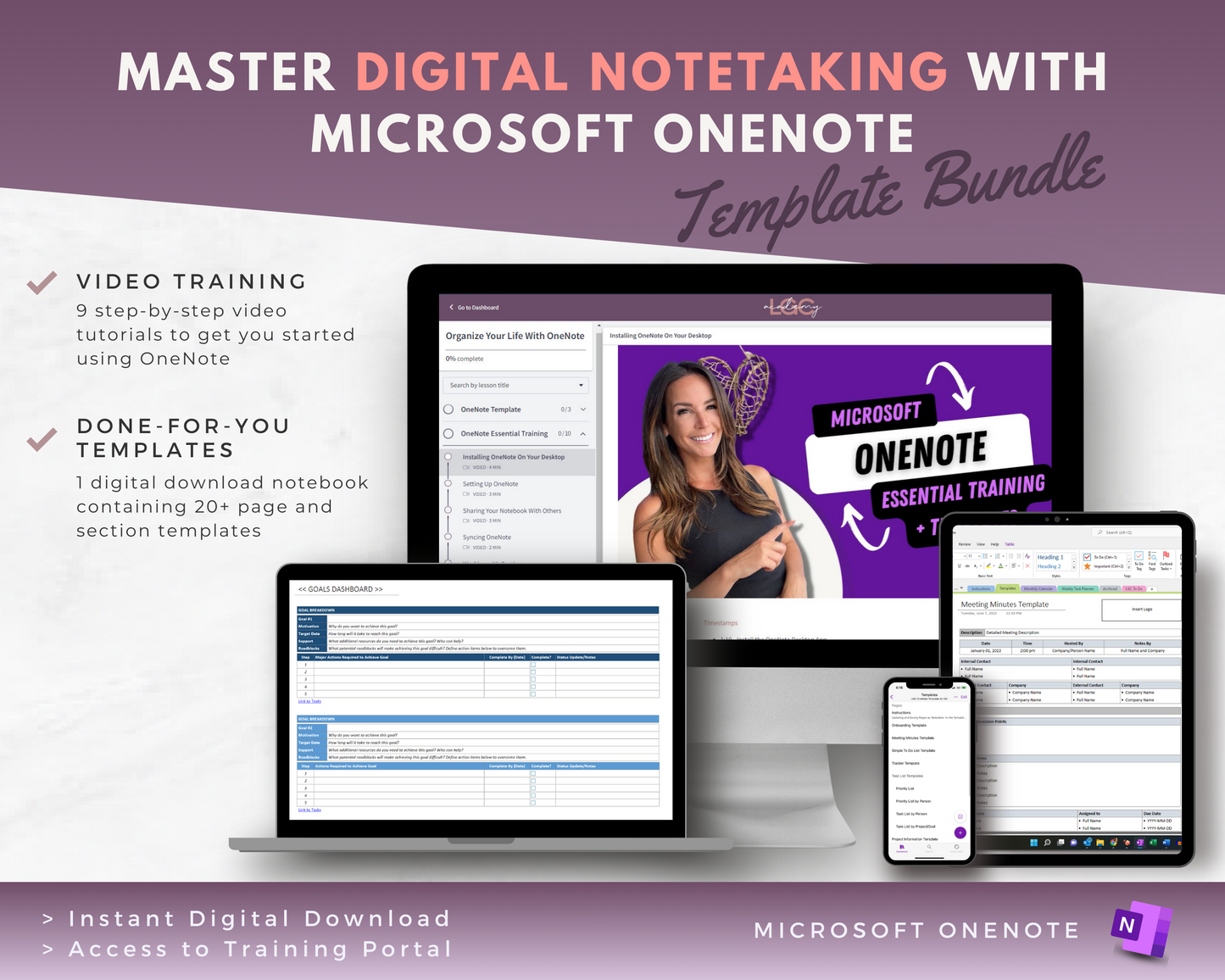 onenote page templates