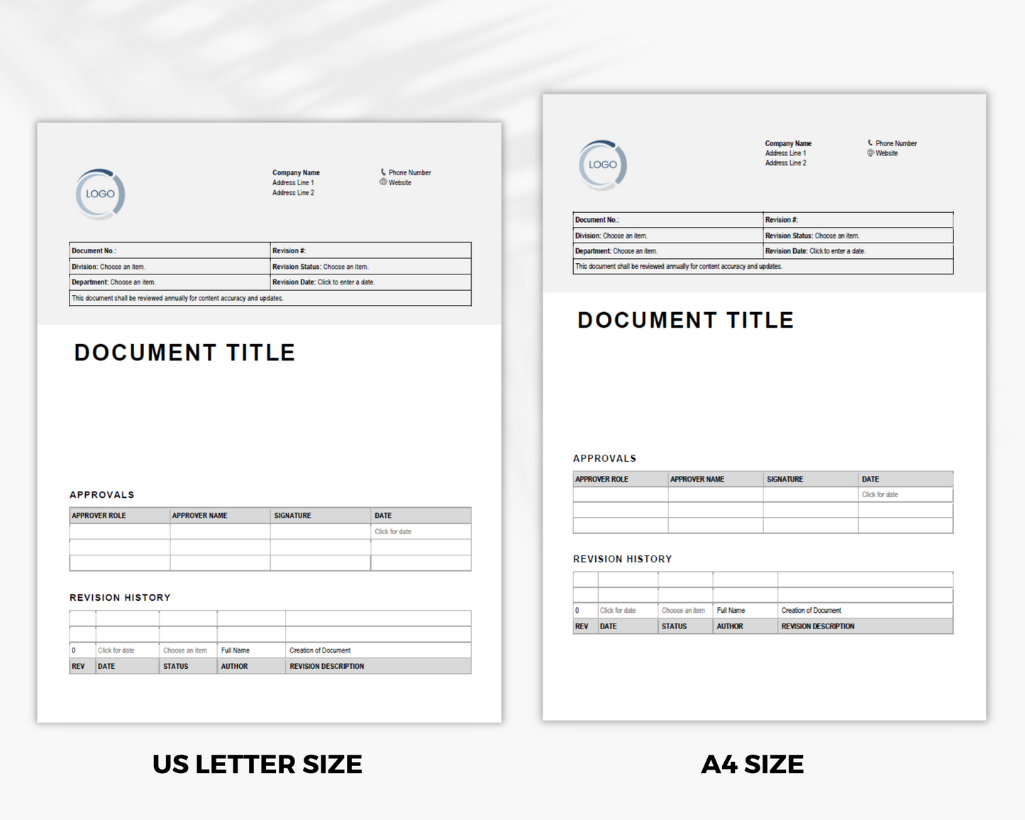 Policy and Procedure Template (SOP)